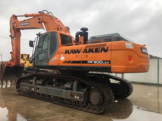 Stosowany grabarz Doosan DX500LC, 50 ton duży grabarz z kołami